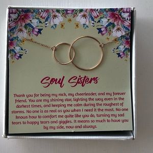 Rose gold choker - brand new!